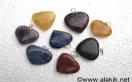 Mix Gemstone Heart Pendants
